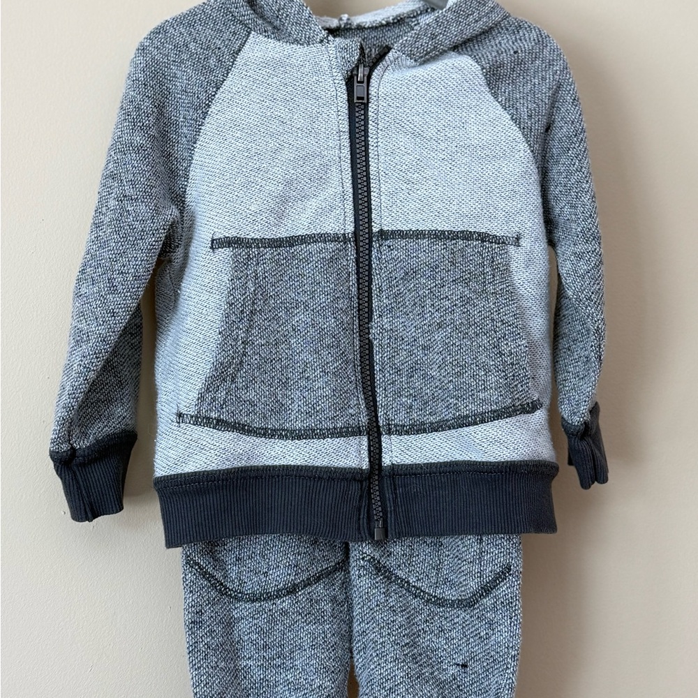 Kids Gray and Black Matching Set